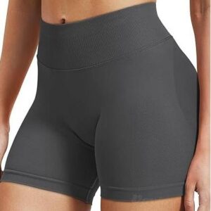 Pantalones Cortos Yoga Mujer Cintura Alta Control Abdomen  P-022